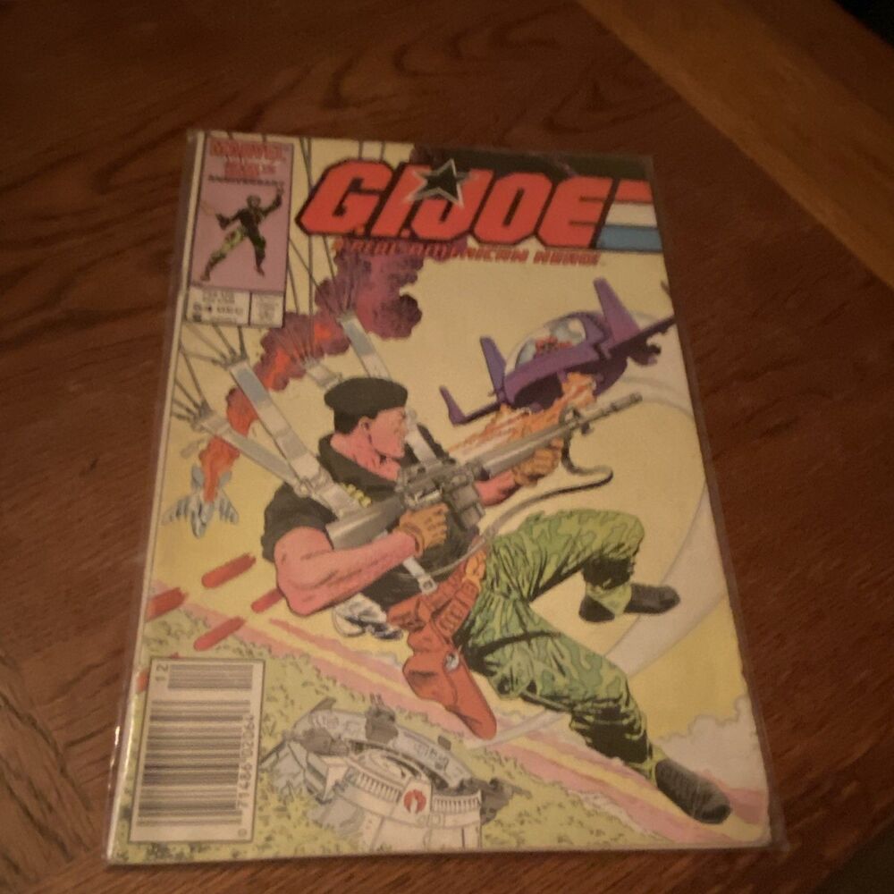 G.I. JOE MARVEL COMIC BOOK #54 VERYGOOD 1986 VINTAGE COLLECTOR PLASTIC PROTECTOR